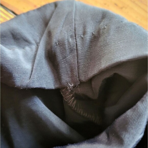 Just Me! Vintage 1990s Smocked Waist Pants Black Size Medium - Picture 8 of 11